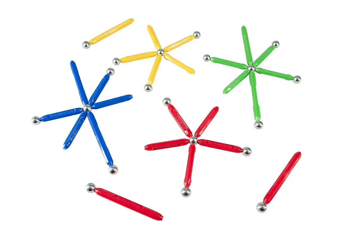 Cra-Z-Art Magtastix Balls & Rods Building Kit 45 Pieces | STEM Learning Toy - view 3
