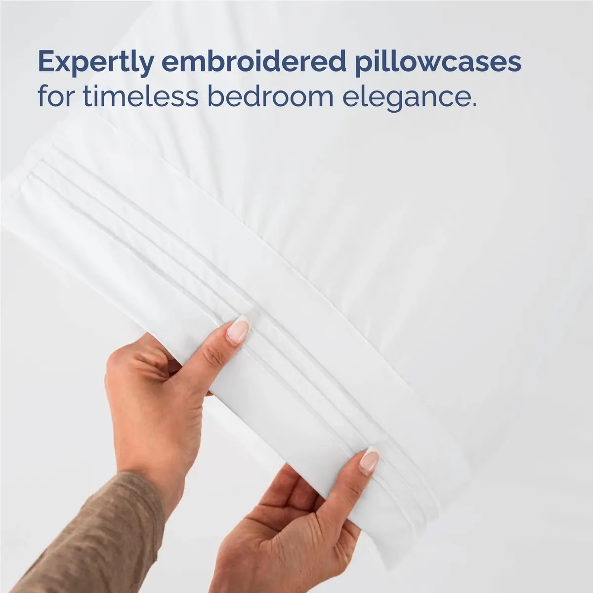 CGK Unlimited Full Size 4 Piece Sheet Set | Breathable & Cooling Microfiber Sheets - White - view 6