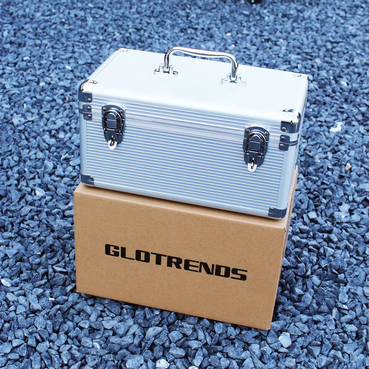GLOTRENDS B86 14-Slot Hard Drive Storage Box 32cm (12.6in) | Protects 3.5" & 2.5" HDDs from Dust & Water - view 9
