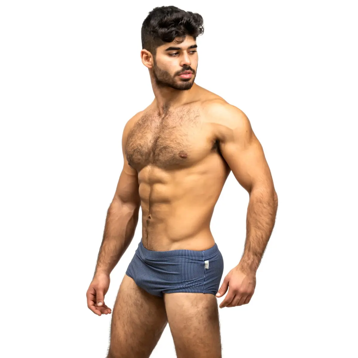 Taddlee Men’s Swimwear Sexy Swim Briefs Board Surf Shorts Boxer Trunks, Blue, Medium | Comfortable, Quick Dry, European Size Smaller - view 5