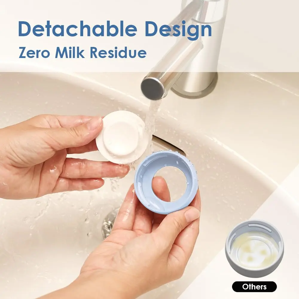 Maymom Wide-Mouth Milk Storage Collection Bottle with SureSeal Sealing Disk | Compatible with Spectra/Motif Luna/Ameda MYA/Bellababy Pumps - view 8