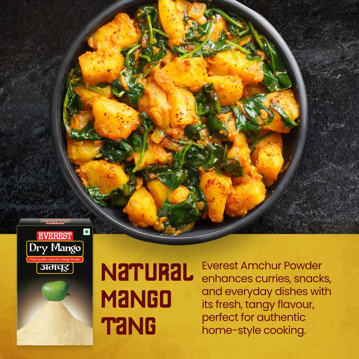 Everest Dry Mango Powder 50 Gm (1.76 oz) | Authentic Indian Seasoning - view 7