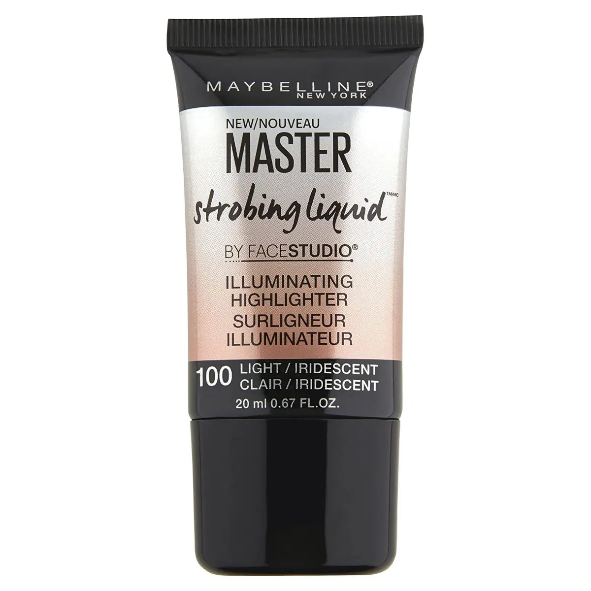 Maybelline Master Strobing Liquid Illuminating Highlighter Light Iridescent 20ml (0.67 Fl Oz) | Achieve Glowing Skin Instantly - main product image