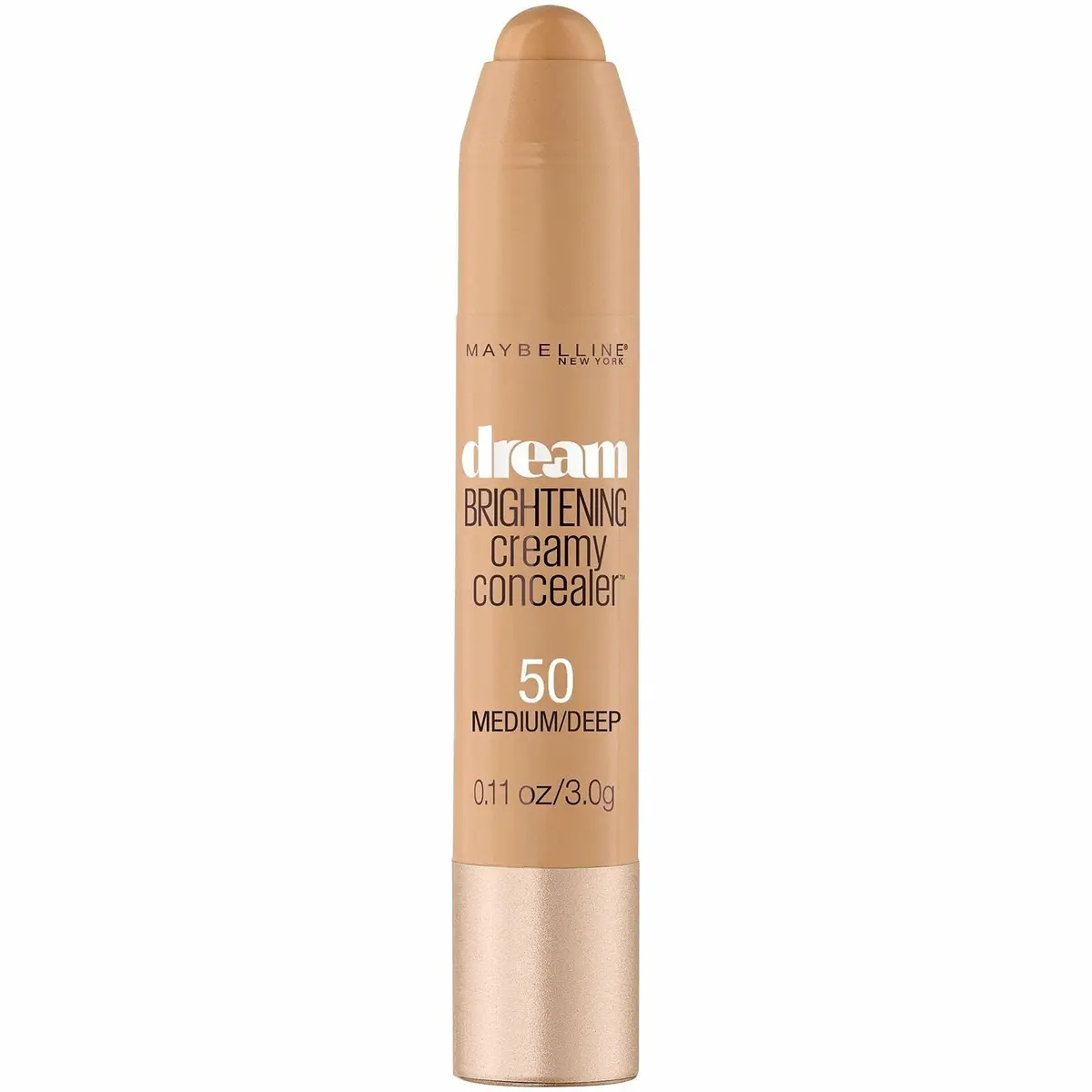 Maybelline New York Dream Brightening Creamy Concealer Stick, Medium/Deep, 0.11 oz (3g) | Illuminates Under Eyes - view 7