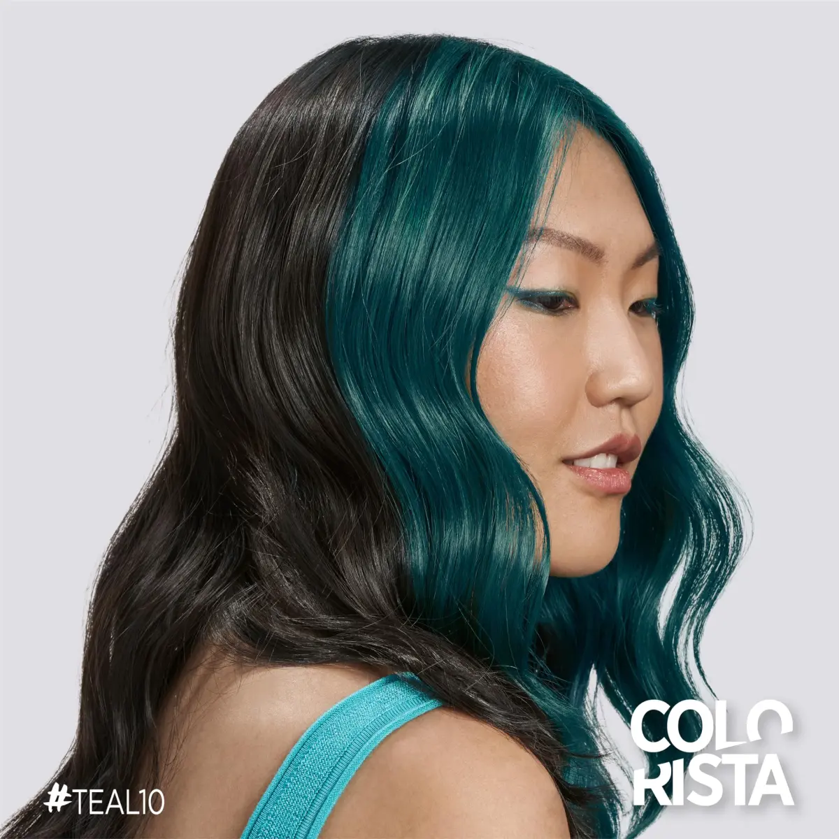 L'Oreal Paris Colorista Semi Permanent Hair Color Teal for Brunettes 118ml (4 Fl Oz) | No Bleach Required - view 2