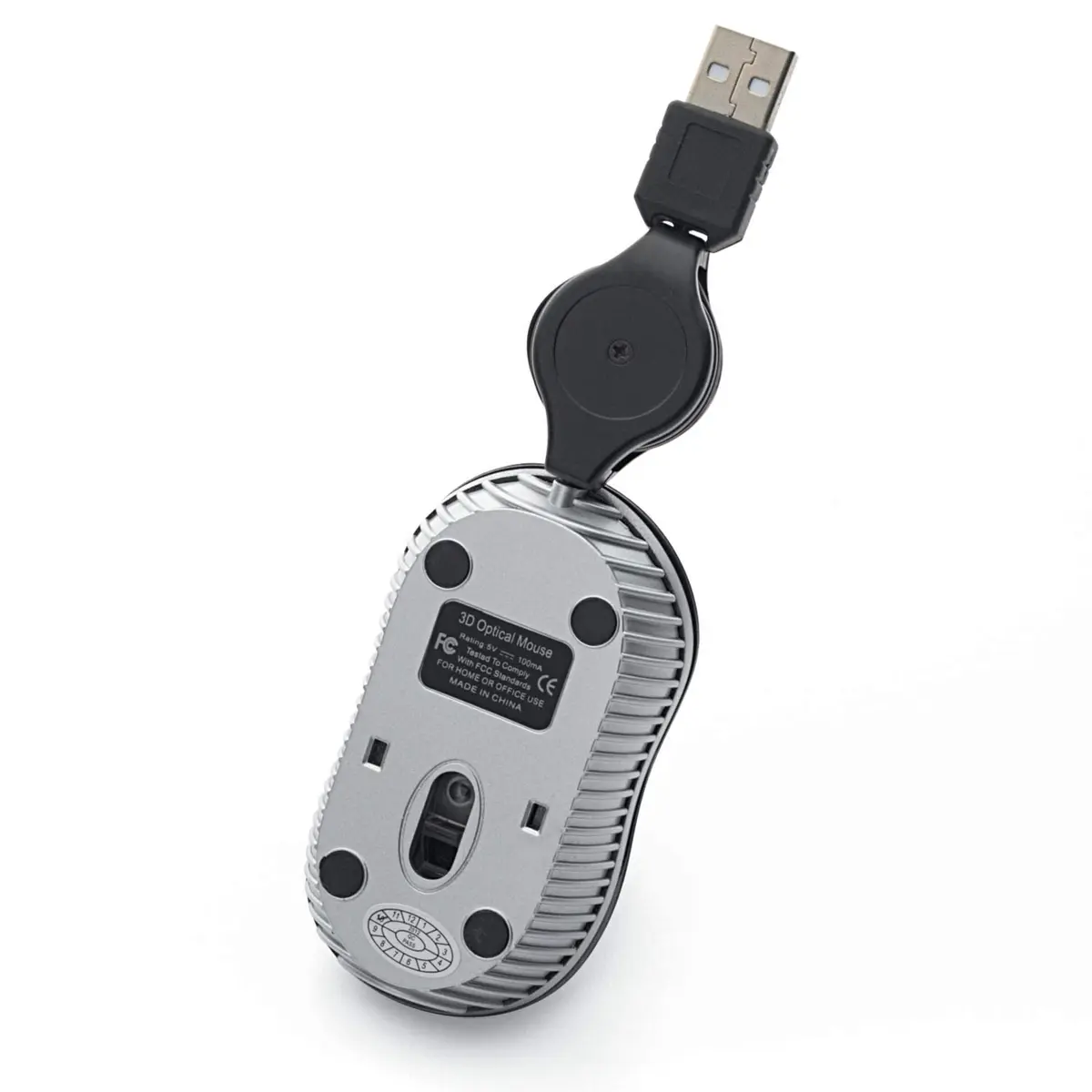 Verbatim Mini Travel Optical Mouse, USB-A, Retractable Cable, Black | Smooth, Precise Tracking for Everyday Use - view 8