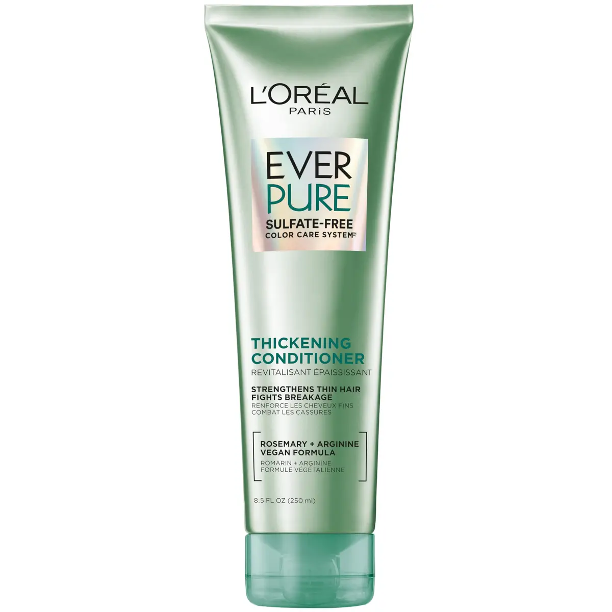 L'Oreal Paris EverPure Thickening Sulfate Free Conditioner 250ml (8.5 Fl Oz) | Strengthens Thin, Fragile Hair - main product image