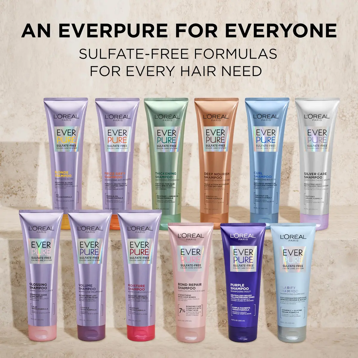L'Oreal Paris EverPure Thickening Sulfate Free Conditioner 250ml (8.5 Fl Oz) | Strengthens Thin, Fragile Hair - view 8