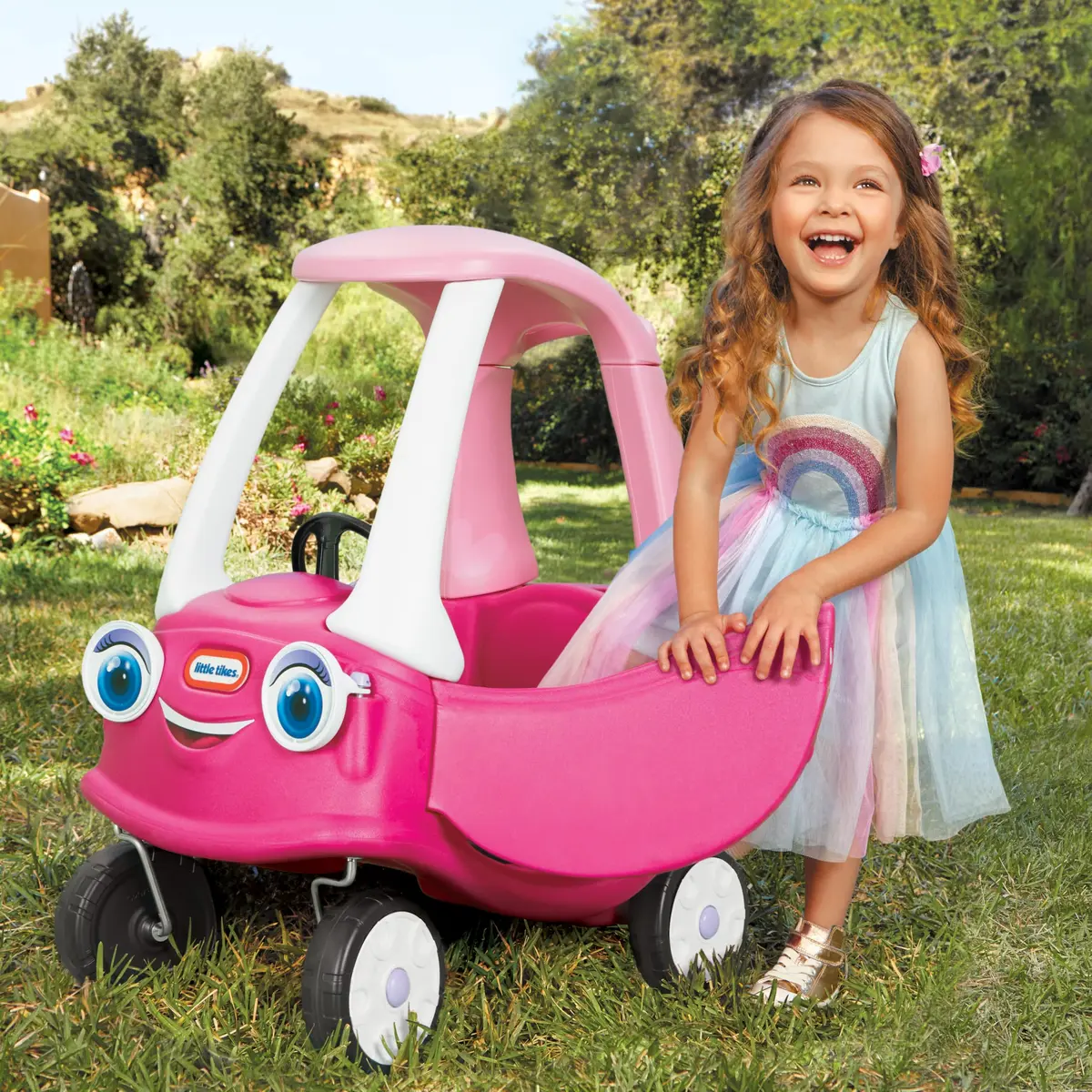 Little Tikes Princess Cozy Coupe | Pink Ride-On Toy for Kids 18 Months-5 Years - view 5