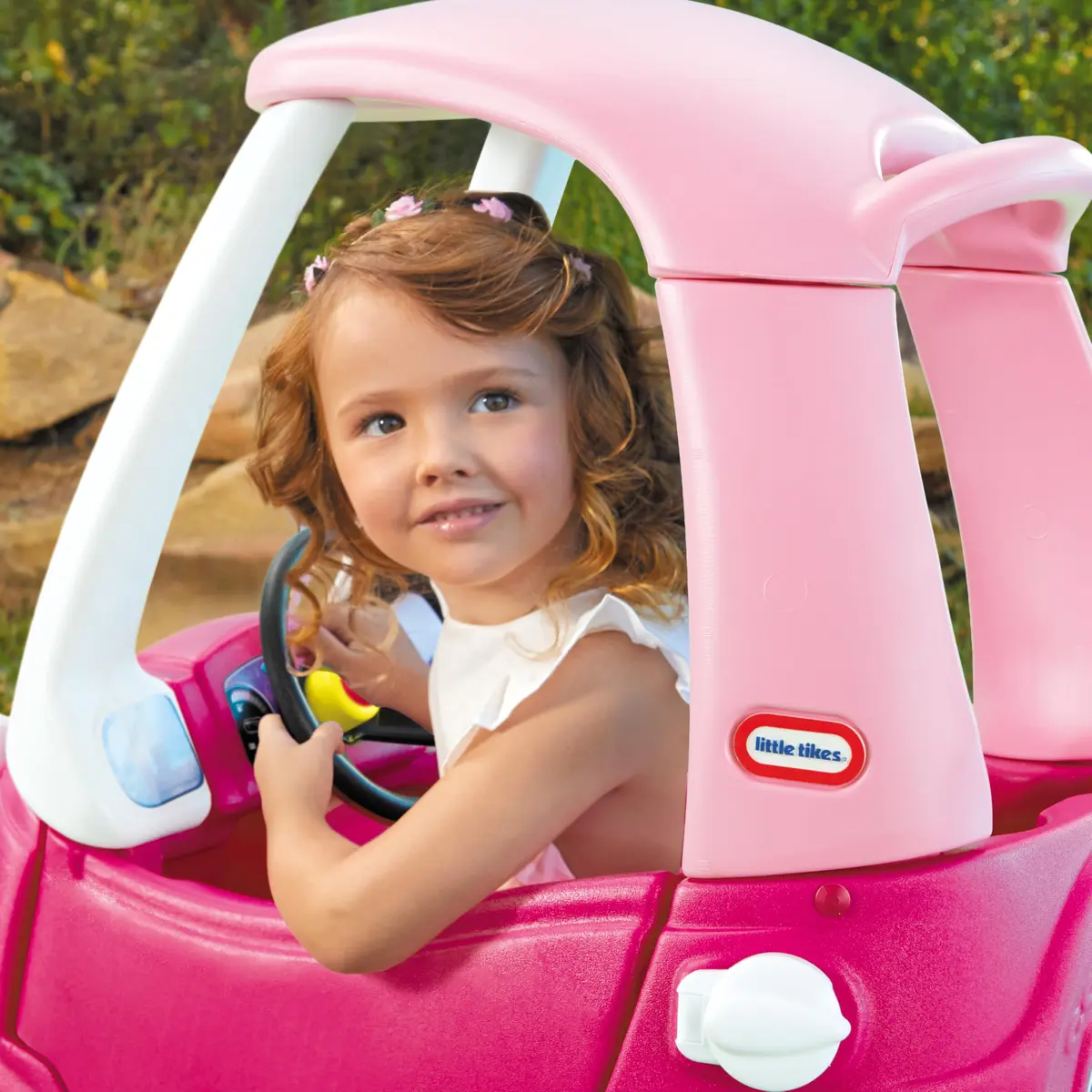 Little Tikes Princess Cozy Coupe | Pink Ride-On Toy for Kids 18 Months-5 Years - view 6