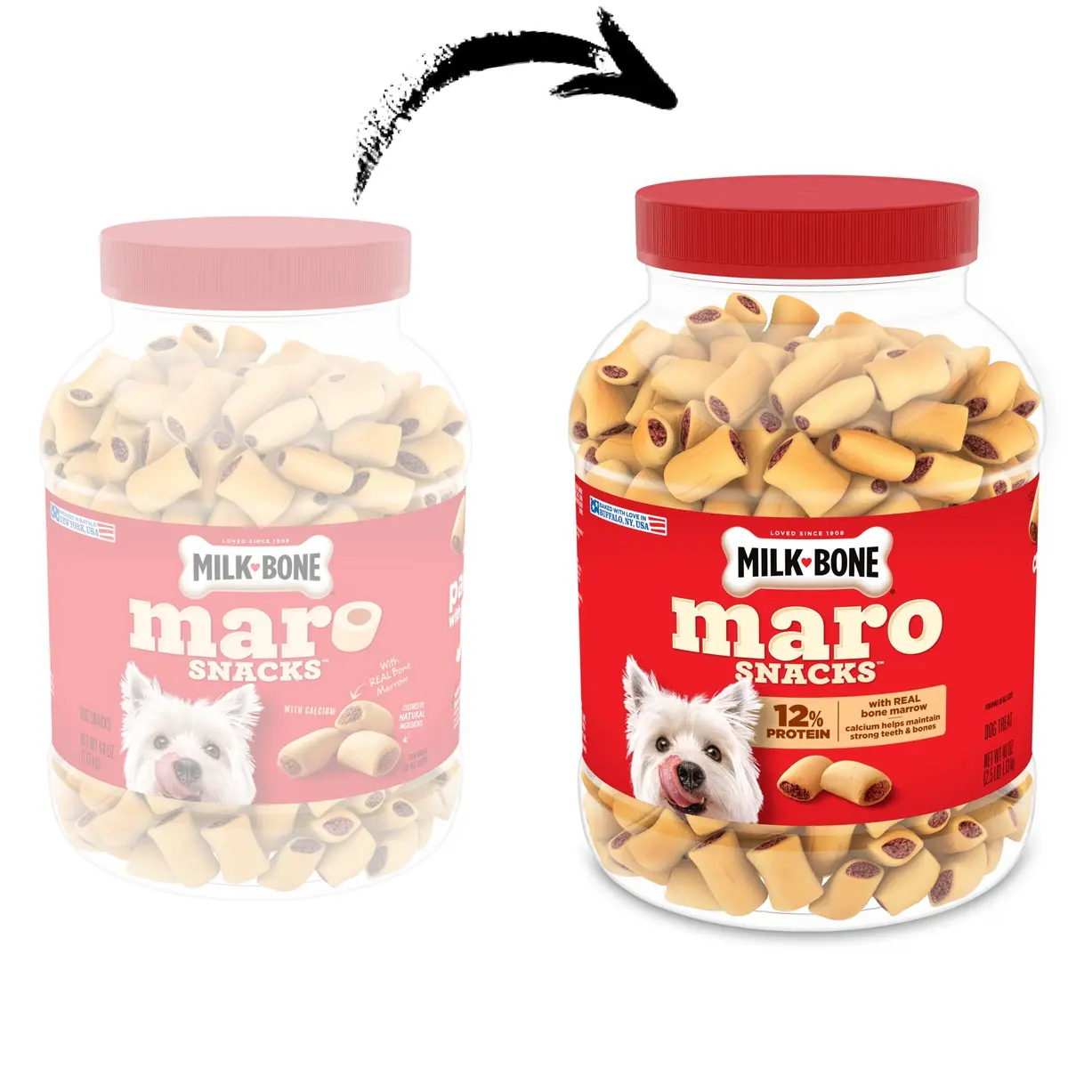Milk-Bone MaroSnacks Small Dog Treats with Bone Marrow | Crunchy, Nutritious Snack for All Sizes - view 2
