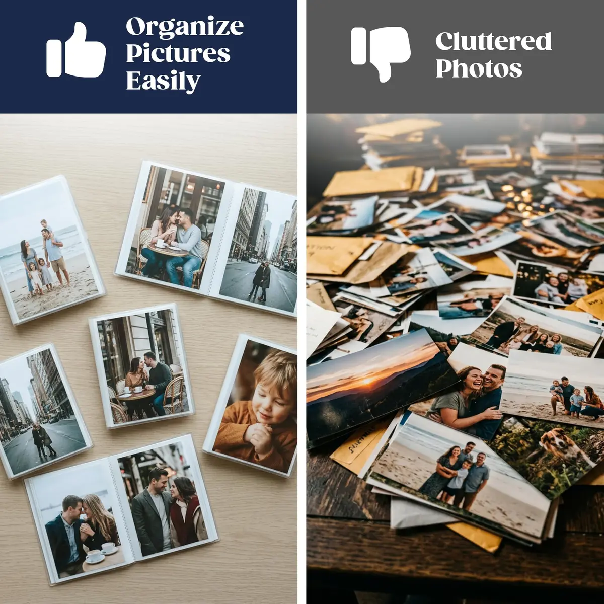 Iconikal 5 Pack, 4x6 Inch Photo Albums with Clear Cover | Holds 24 Photos, Durable & Compact (70-120 chars) - view 6