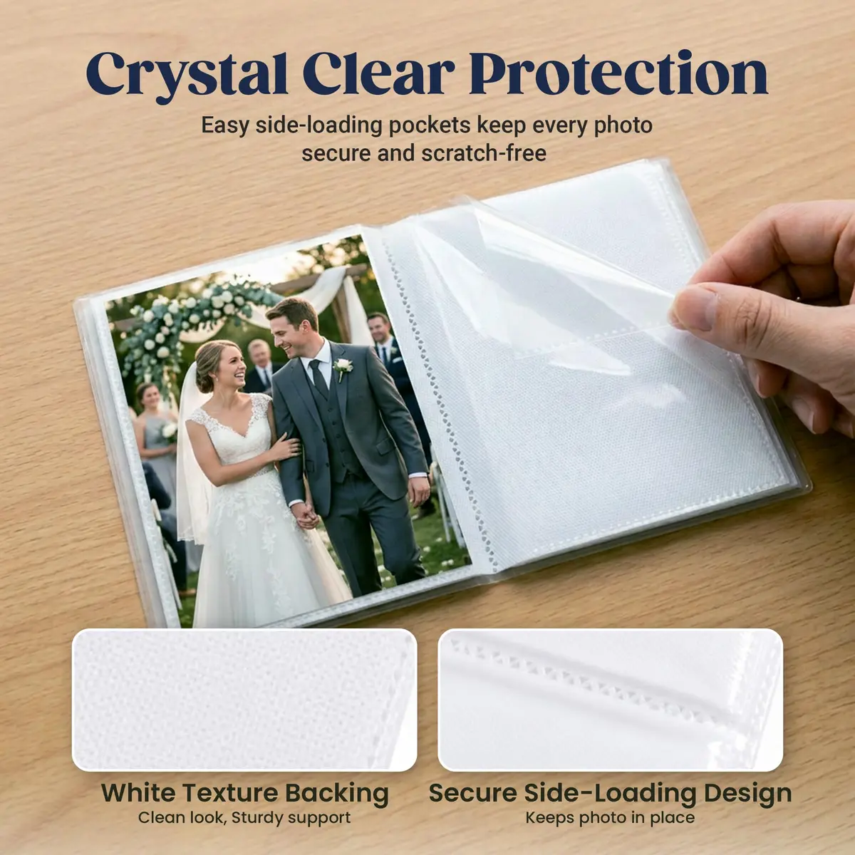 Iconikal 5 Pack, 4x6 Inch Photo Albums with Clear Cover | Holds 24 Photos, Durable & Compact (70-120 chars) - view 3