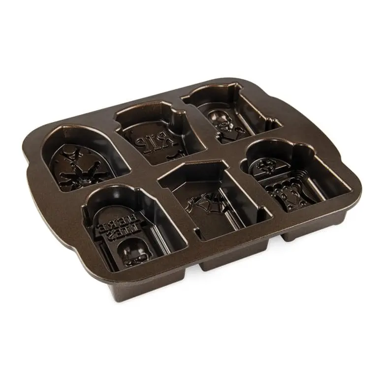 Nordic Ware Tombstone Cakelet Pan 1.06 L (4.5 cups) | Eerie Graveyard Centerpiece - view 4