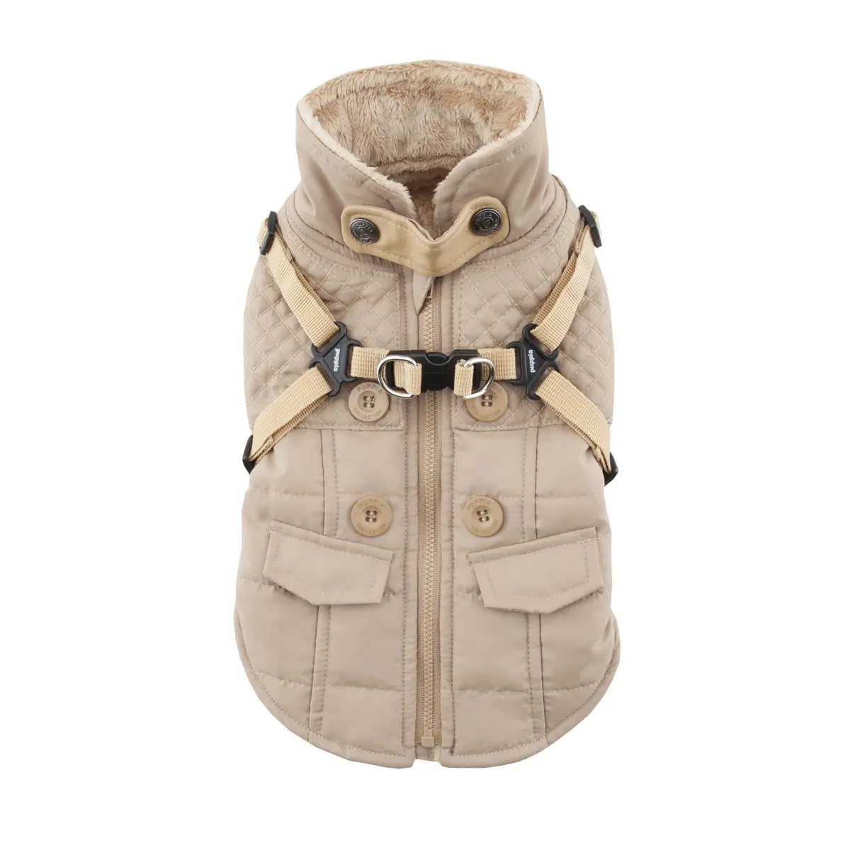 Puppia Wilkes Winter Dog Coat with Integrated Harness No Pull Waterproof Fleece X-Large - main product image