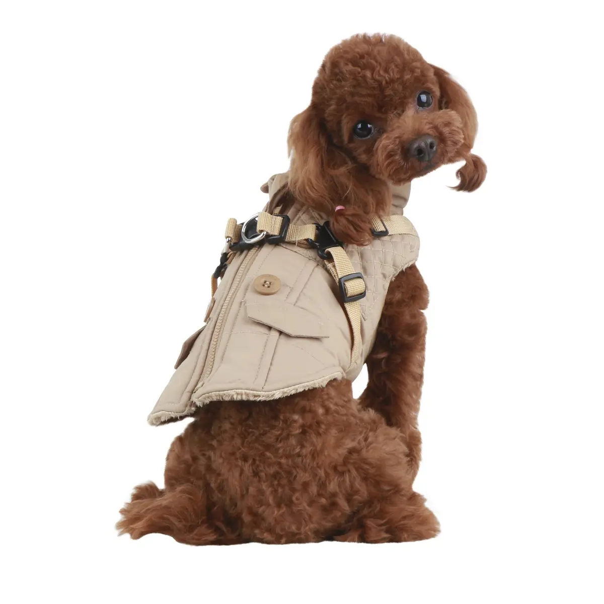 Puppia Wilkes Winter Dog Coat with Integrated Harness No Pull Waterproof Fleece X-Large - view 3