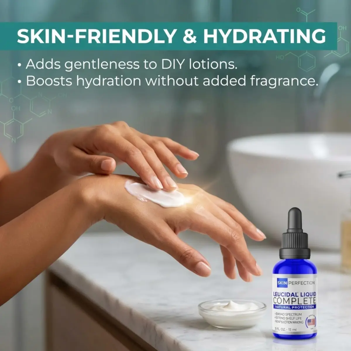 Skin Perfection Leucidal Liquid Complete Natural Preservative 15ml (0.5 Fl Oz) | DIY Skincare Protection - view 5