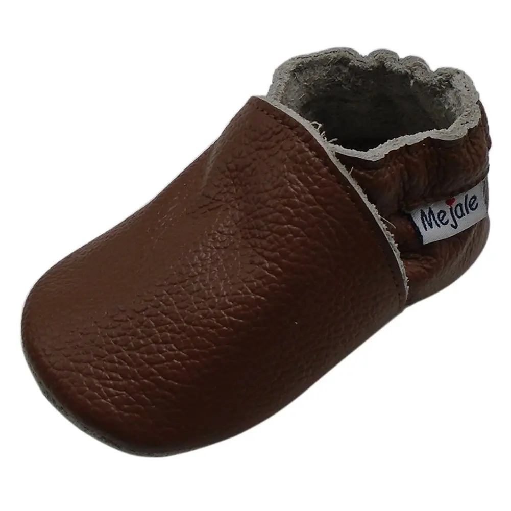 Mejale Baby Boy Shoes Soft Sole Leather Moccasins 12-18 Months | Natural Support & Comfort - main product image