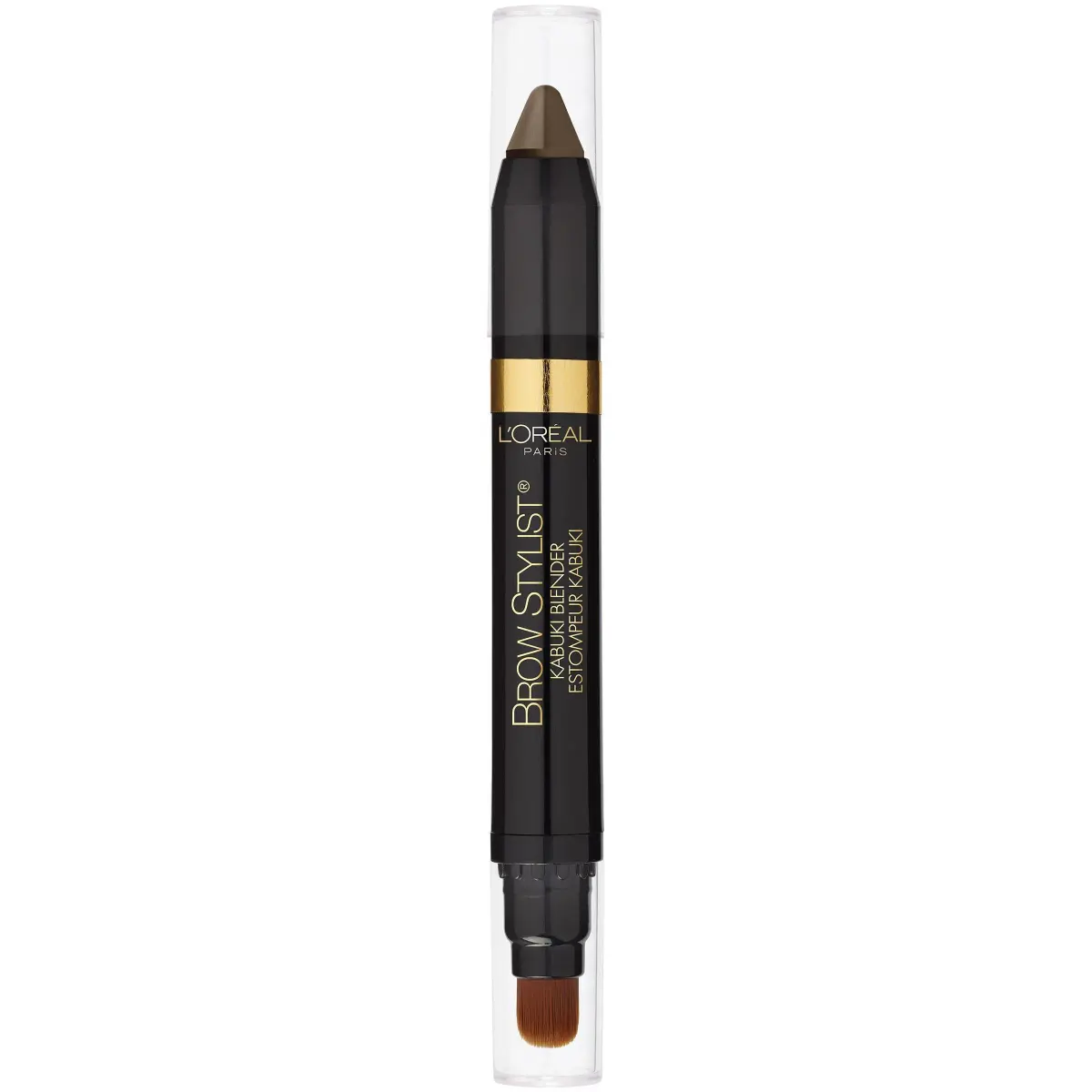 L'Oreal Paris Brow Stylist Kabuki Blender Brow Crayon Blonde 0.05 oz (1.4g) | Natural Finish Brow Makeup - main product image