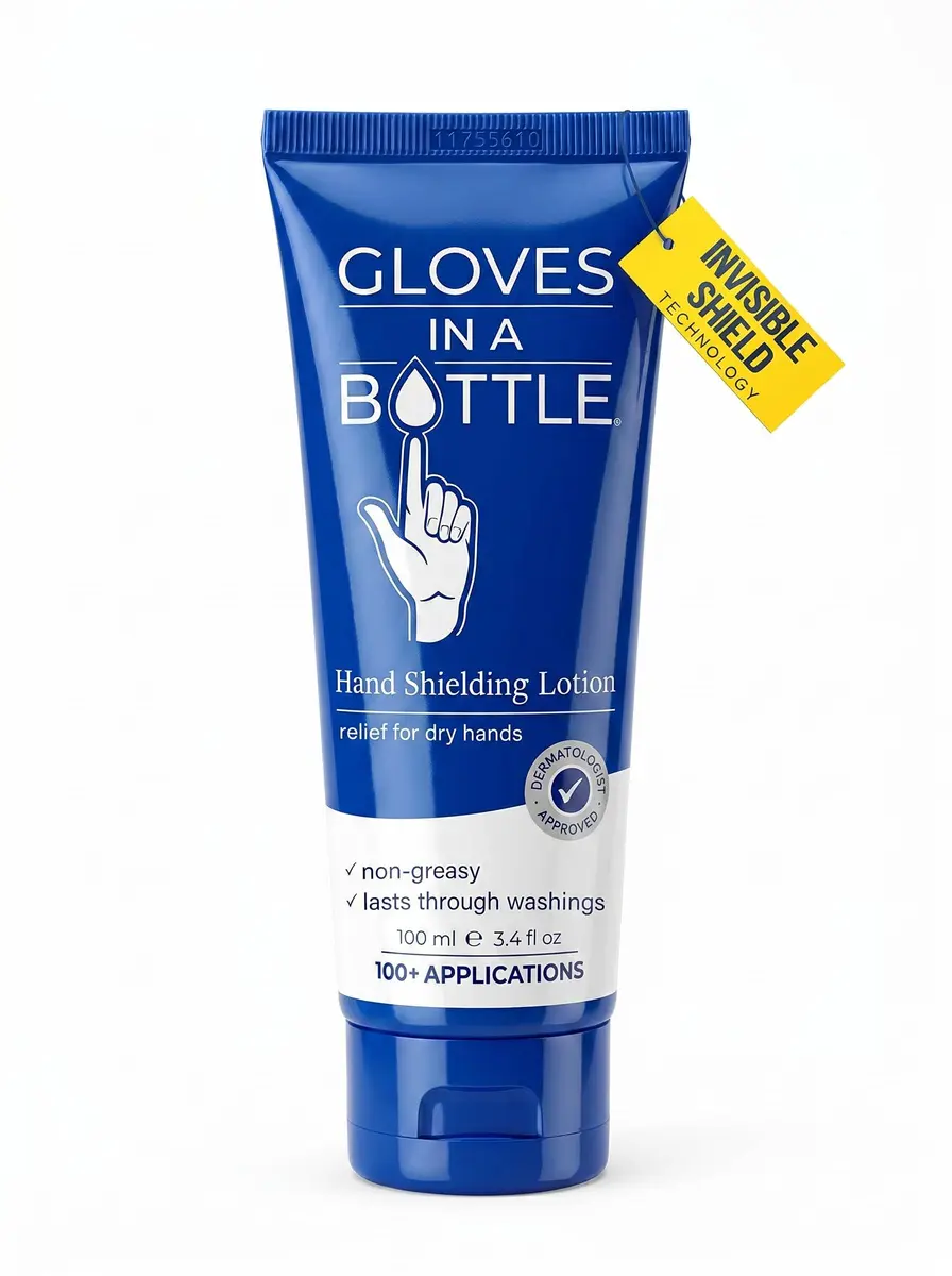 Gloves In A Bottle Shielding Lotion for Dry Skin 3.4 oz | Protects & Restores Cracked Skin - main product image