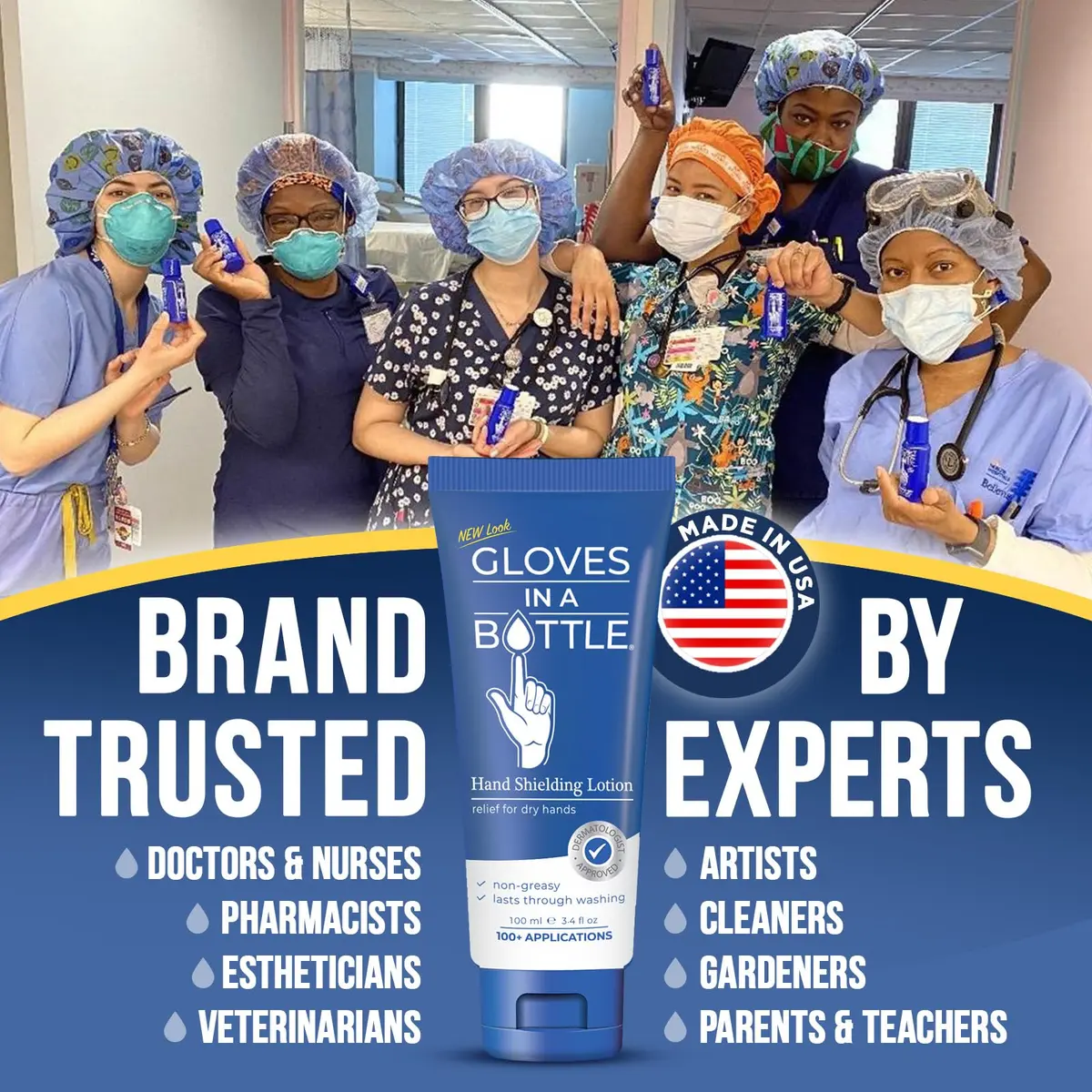 Gloves In A Bottle Shielding Lotion for Dry Skin 3.4 oz | Protects & Restores Cracked Skin - view 7
