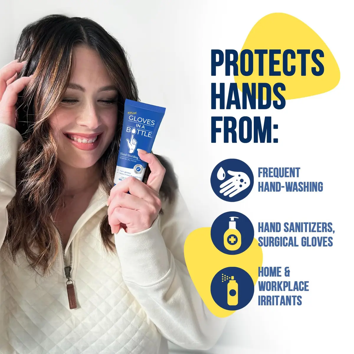 Gloves In A Bottle Shielding Lotion for Dry Skin 3.4 oz | Protects & Restores Cracked Skin - view 4
