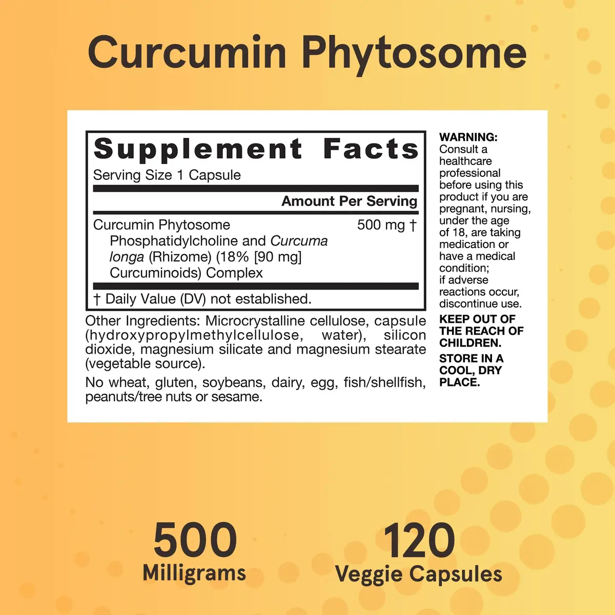 Jarrow Formulas Curcumin Phytosome 500 mg Veggie Capsules | Joint Health & Antioxidant Support - view 6