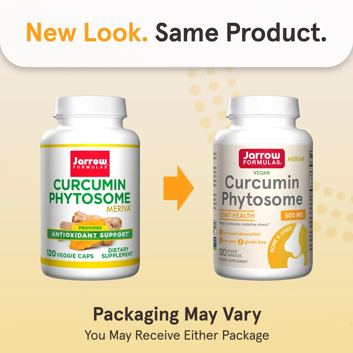 Jarrow Formulas Curcumin Phytosome 500 mg Veggie Capsules | Joint Health & Antioxidant Support - view 2