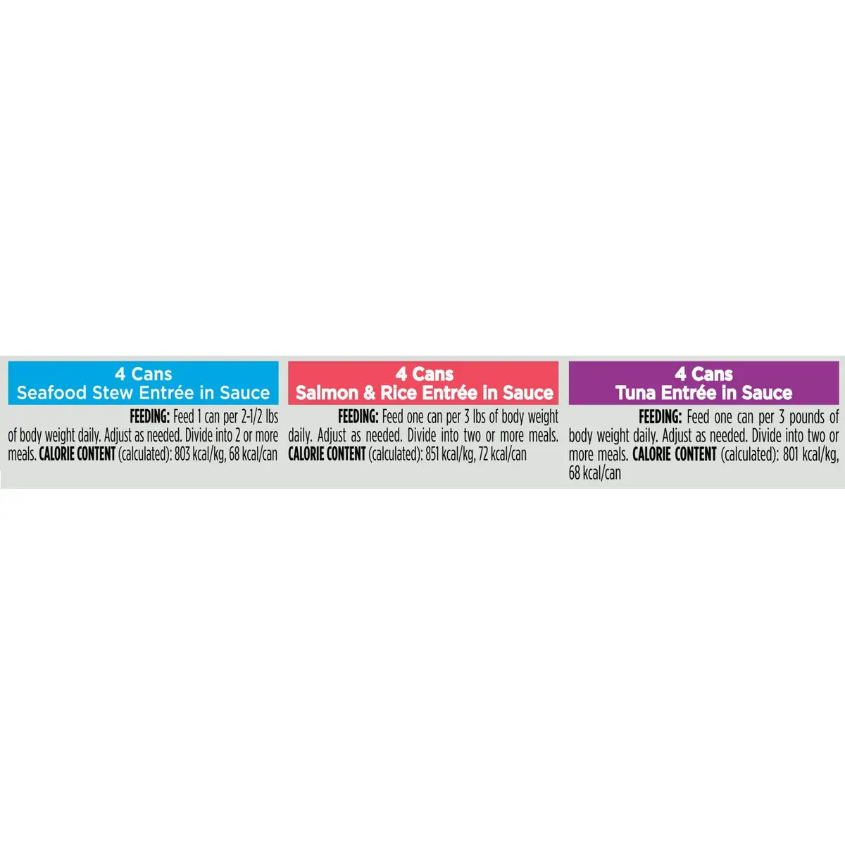 Waggin' Train Pro Plan Seafood Entrees Variety Pack 2.25 lb | Supports Cat Skin & Immunity - view 3