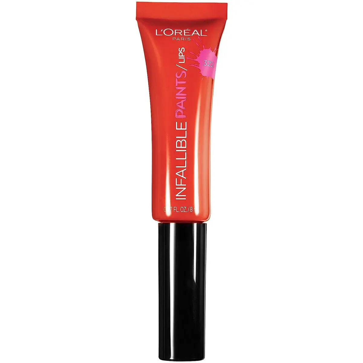 L'Oreal Paris Infallible PAINTS/LIPS, Orange Envy | Vibrant Liquid Lipstick, Full Coverage (70-120 chars) - main product image