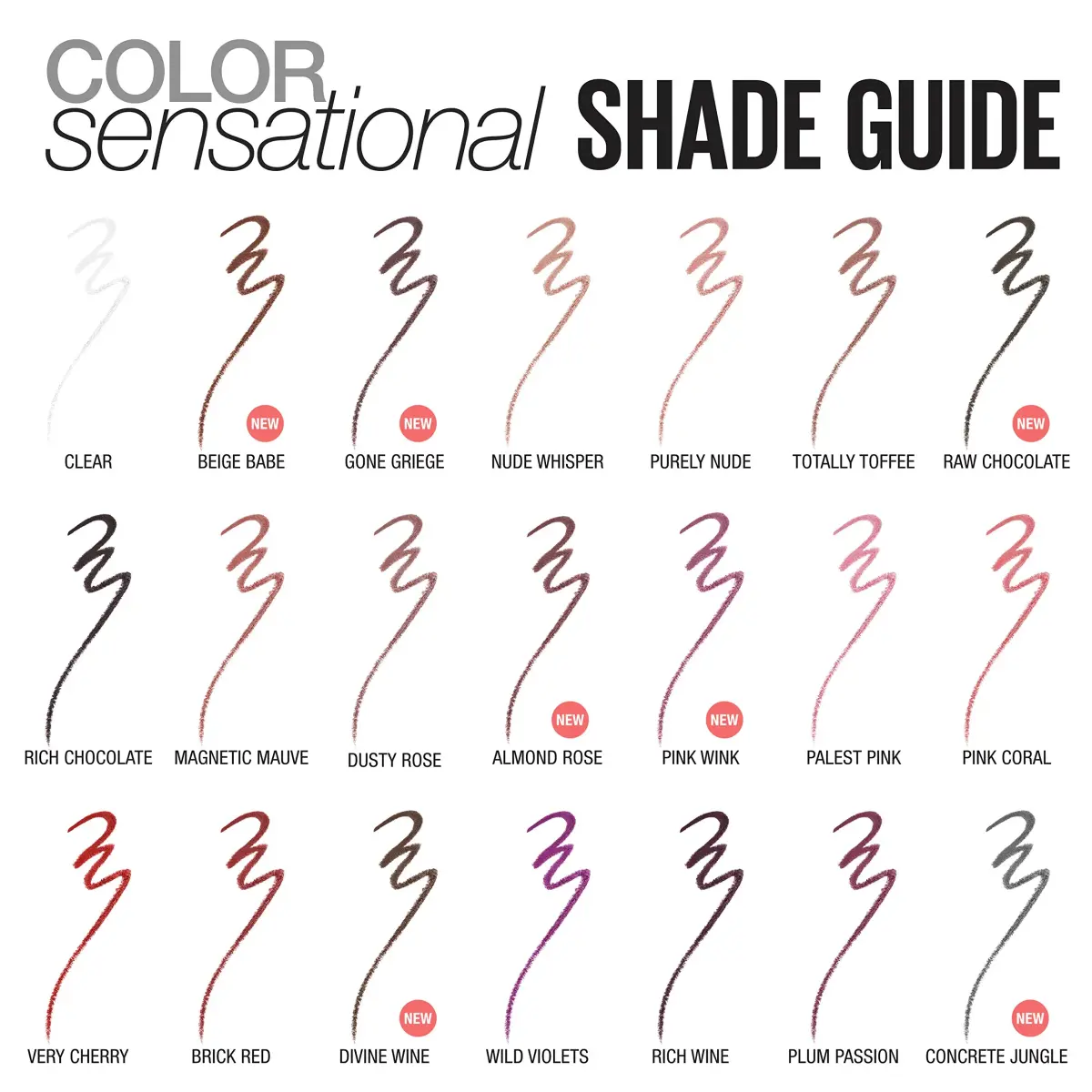 Maybelline Color Sensational Shaping Lip Liner Palest Pink 0.01 oz (0.28 g) | Define Lips Prevent Feathering - view 6