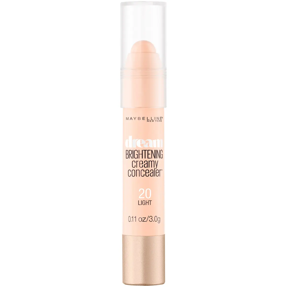 Maybelline New York Dream Brightening Creamy Concealer Stick Light 0.11 oz (3.1g) | Illuminates Under Eyes - view 2