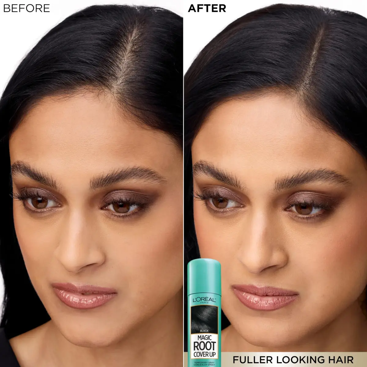 L'Oreal Paris Magic Root Cover Up Hair Spray Light Brown 59ml (2 oz) | Temporary Gray Coverage - view 5