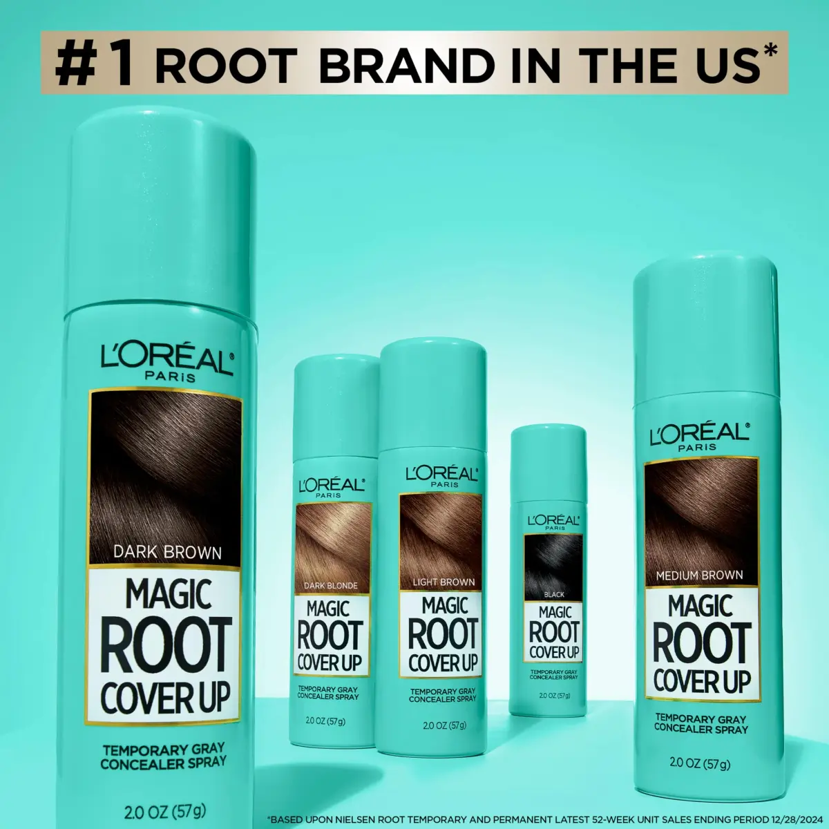 L'Oreal Paris Magic Root Cover Up Hair Spray Light Brown 59ml (2 oz) | Temporary Gray Coverage - view 9