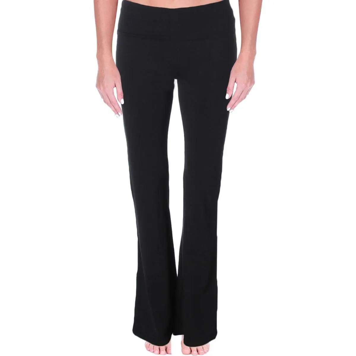 MOPAS Women's Fitted High Rise Cotton Spandex Yoga Pants 29in | Soft & Stretchy for Active Women - main product image