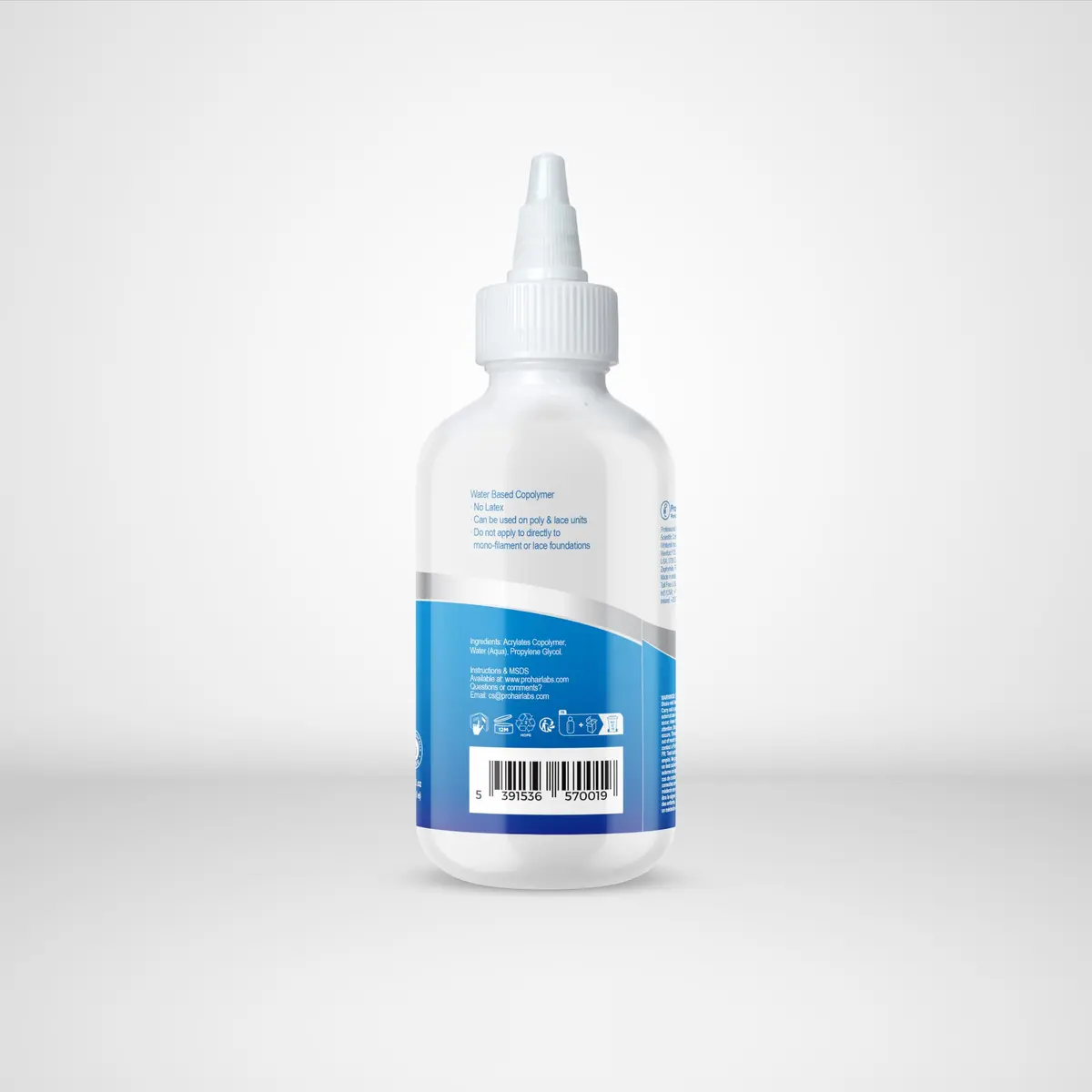 Professional Hair Labs GhostBond Classic 5oz Water & Oil-Resistant Wig Adhesive | Strong Hold, Invisible Bond for Lace & Poly Systems - view 5