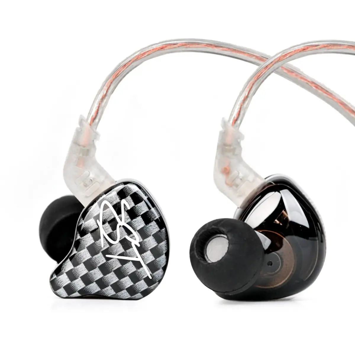 YINYOO KZ-ZST Hybrid In-Ear Earphones 1BA+1DD 10mm (0.39in) with Microphone | HiFi Sound Isolation - main product image