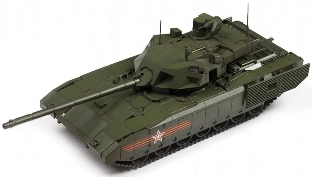 Zvezda T-14 Armata Russian Main Battle Tank Model Kit 1:35 Camouflage | Detailed Assembly for Beginners - view 5