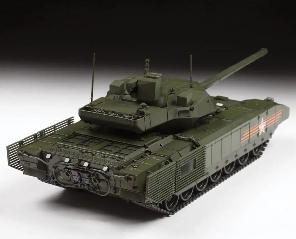 Zvezda T-14 Armata Russian Main Battle Tank Model Kit 1:35 Camouflage | Detailed Assembly for Beginners - view 6