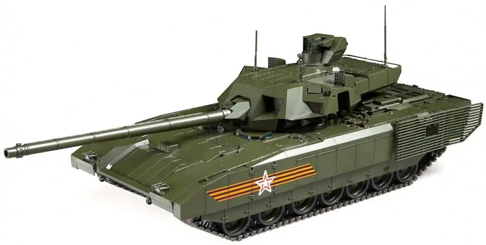 Zvezda T-14 Armata Russian Main Battle Tank Model Kit 1:35 Camouflage | Detailed Assembly for Beginners - view 8