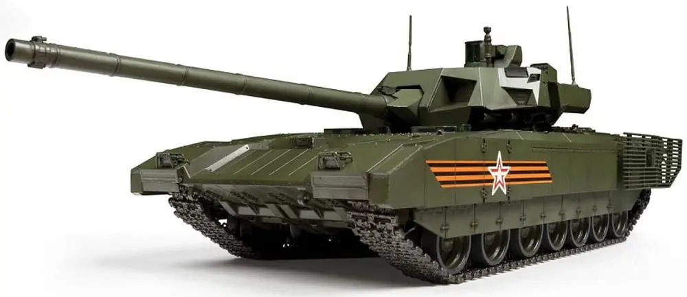 Zvezda T-14 Armata Russian Main Battle Tank Model Kit 1:35 Camouflage | Detailed Assembly for Beginners - view 4