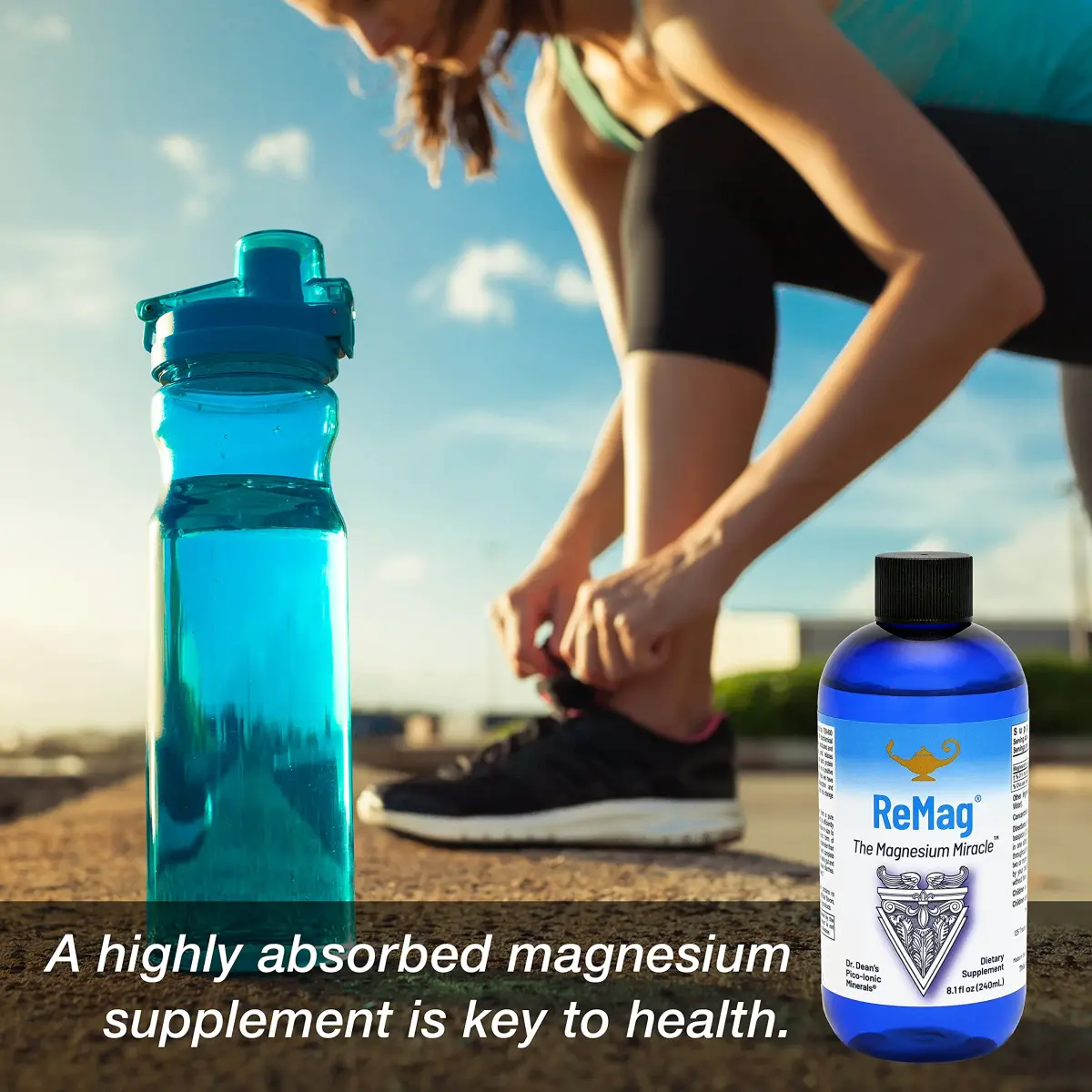 RnA ReSet ReMag Liquid Magnesium Chloride 240ml (8.1 Fl Oz) | NSF Certified for Sleep & Nerve Health - view 4