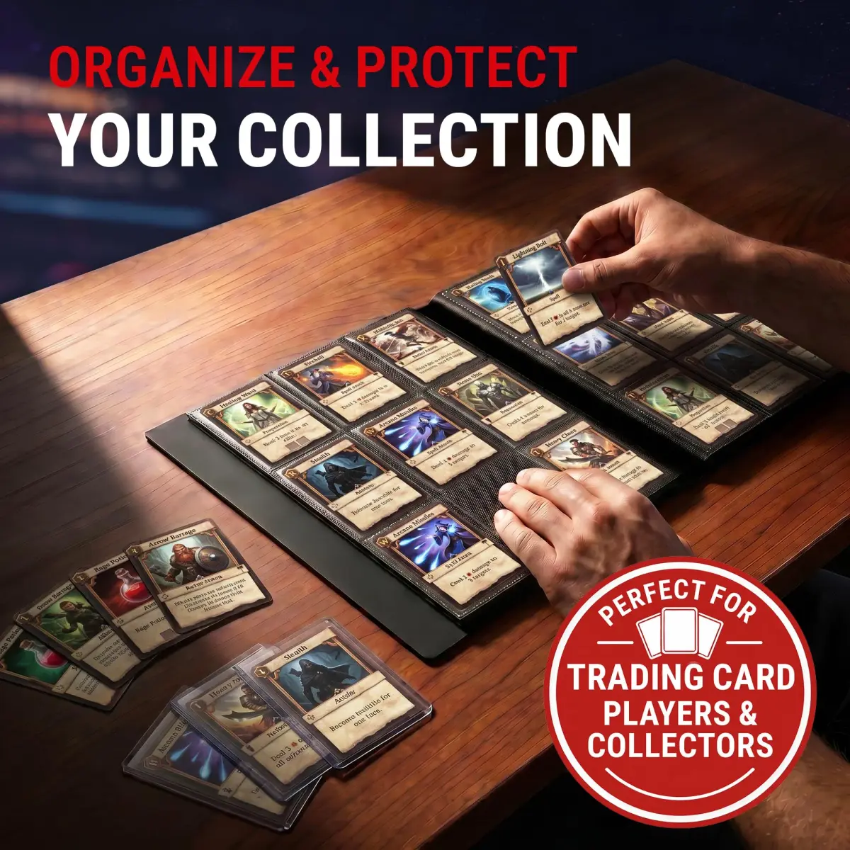 Ultra Pro Pokemon Card Binder 9 Pocket Full-View with Poke Ball Design | Holds 360 Cards - view 2