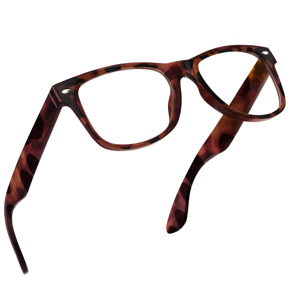 grinderPUNCH Blue Light Reading Glasses 6.00 Diopters Tortoise Frame | Reduce Eye Strain from Screens - main product image