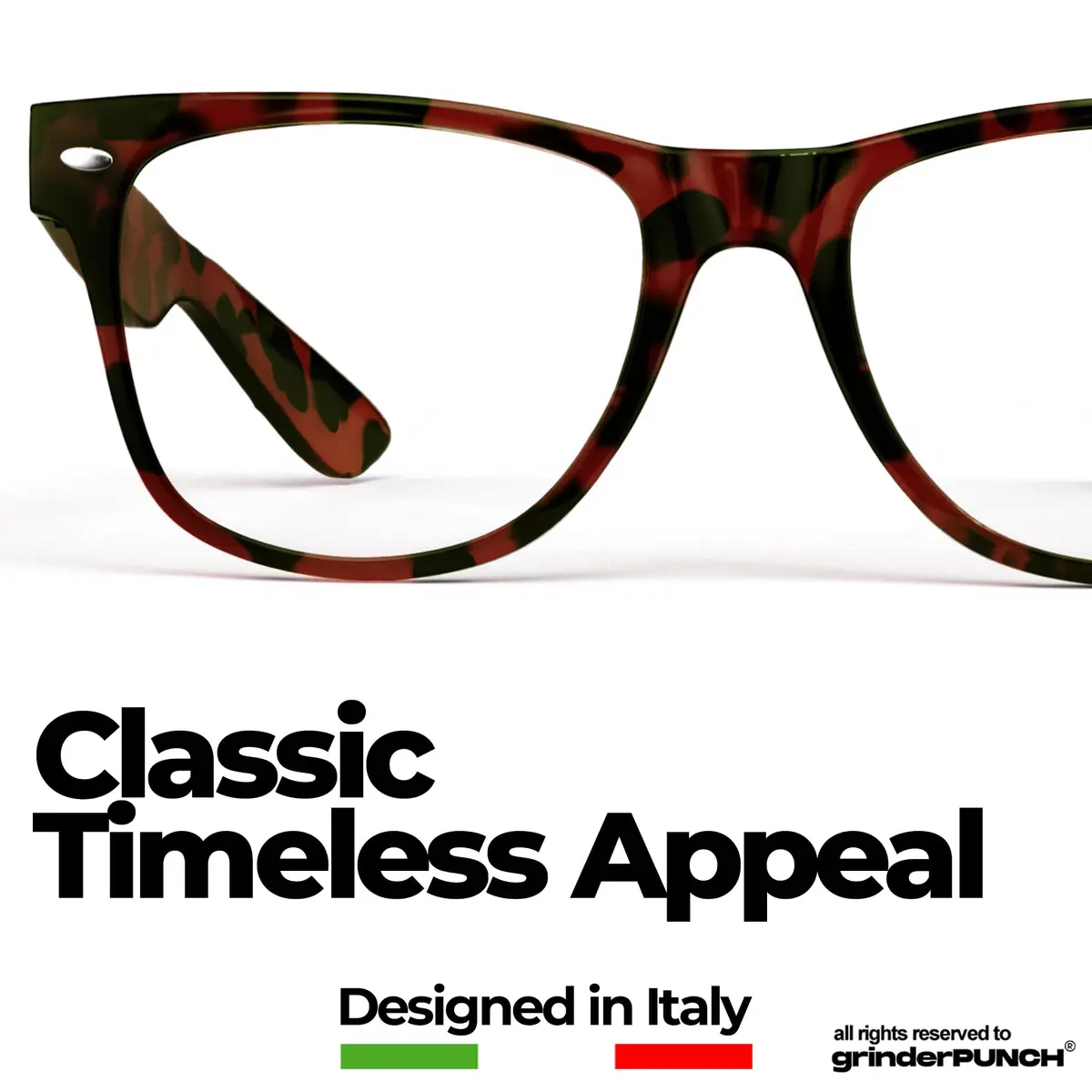 grinderPUNCH Blue Light Reading Glasses 6.00 Diopters Tortoise Frame | Reduce Eye Strain from Screens - view 6
