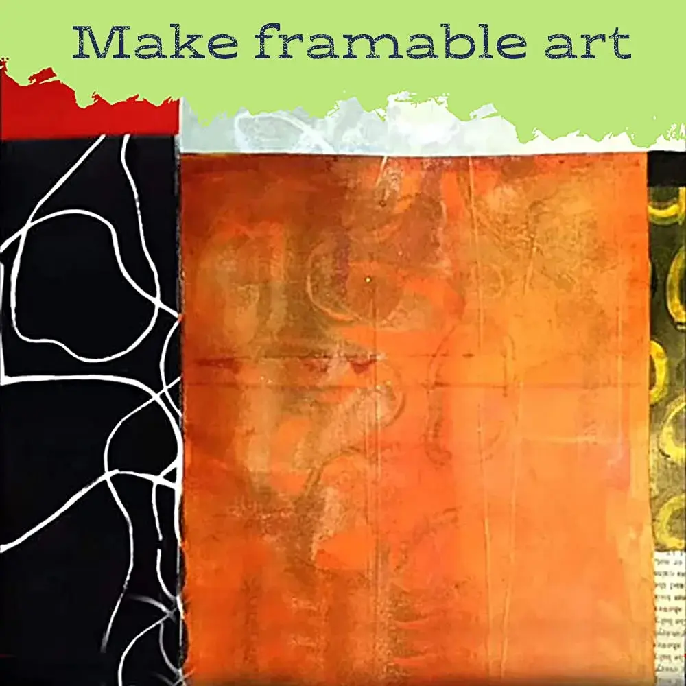 Gel Press 12" x 12" Monoprinting Gelli Plate | Unique Art Prints for Cards & Fabric - view 3