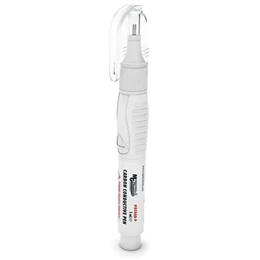 MG Chemicals 838AR-P Carbon Conductive Pen 5ml (0.17 Fl Oz) | Fast Drying Conductive Paint for Prototyping - main product image