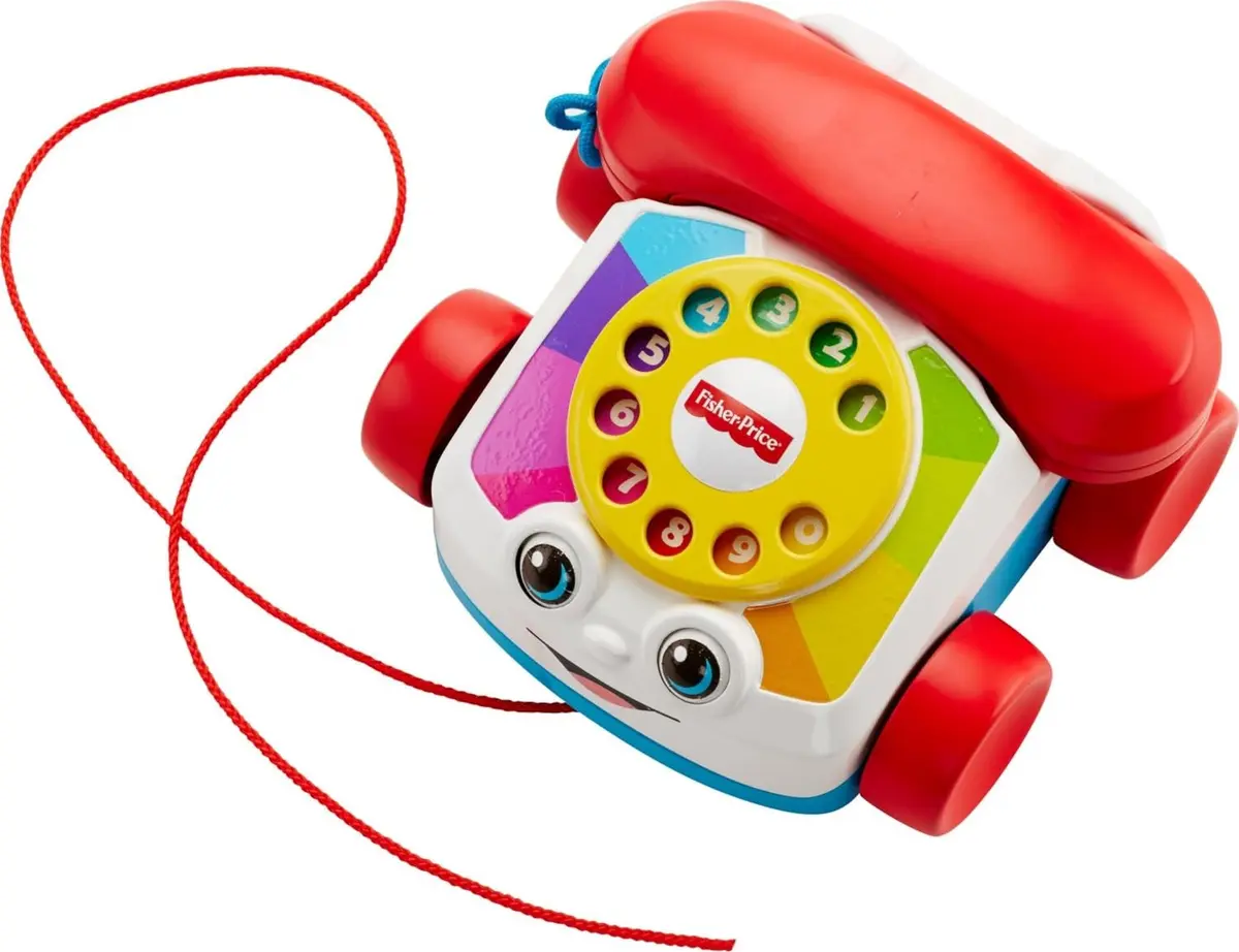 Fisher-Price Chatter Telephone Pull Along Toy | Classic Toddler Phone for 12+ Months - view 5