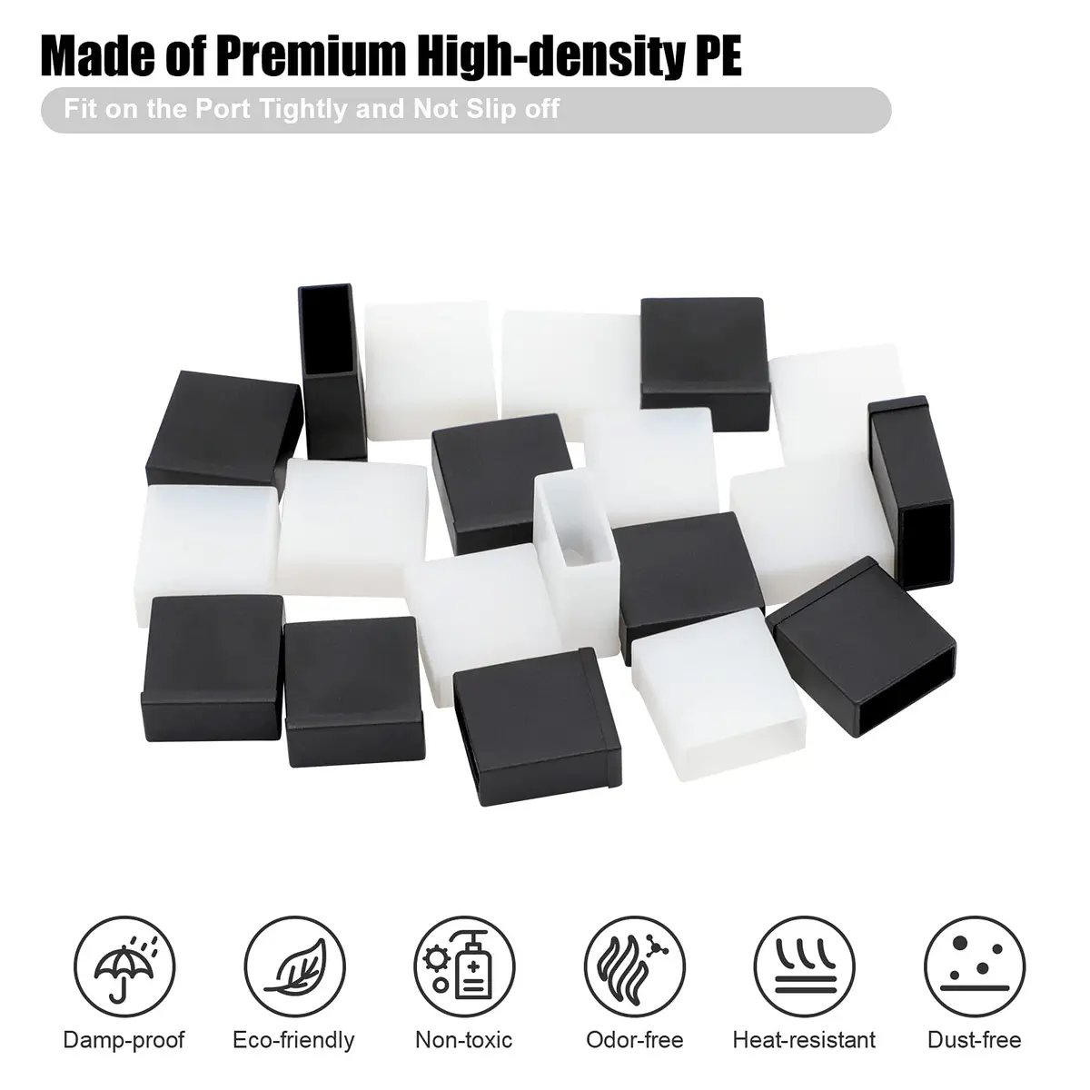 BUSHIBU USB A Port Anti Dust Cover Cap 20Pcs | Protects Ports from Dust and Oxidation - view 6