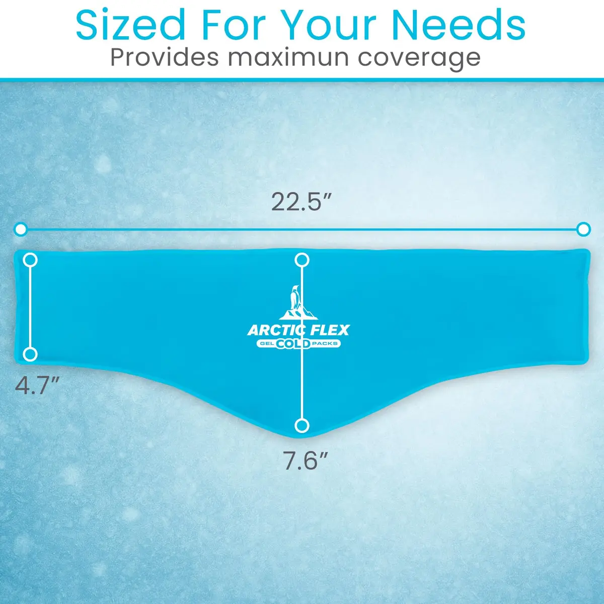 Arctic Flex Neck Ice Pack Large | Targeted Cold & Hot Therapy for Neck & Shoulders - view 7